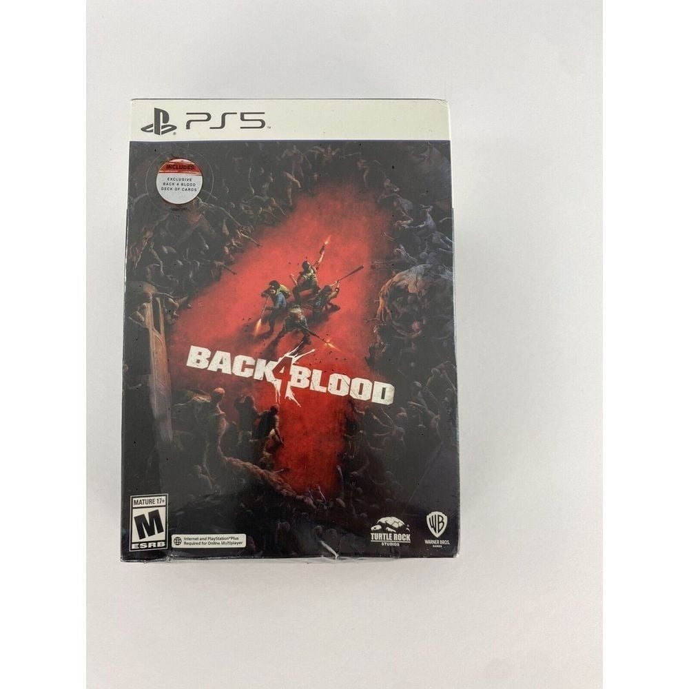 Back 4 Blood PlayStation 5 PS5 New Sealed with Exclusive Deck of Cards 2021